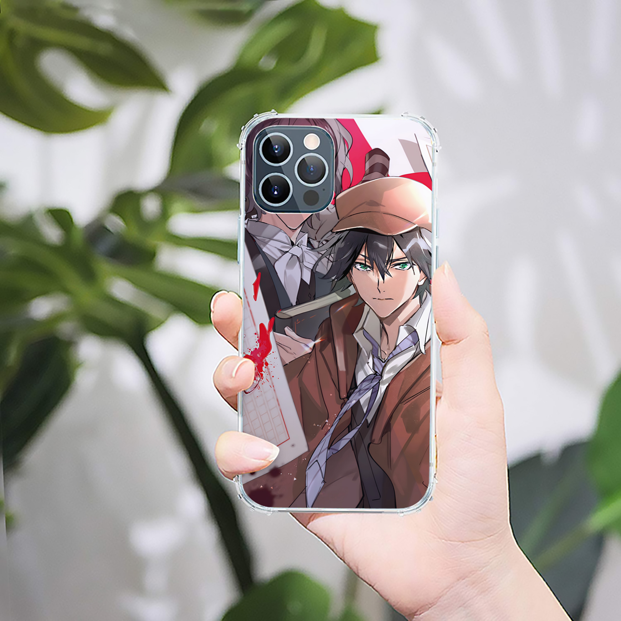 （画像用） 文豪ストレイドッグス Bungo Stray Dogs 【iPhone 12シリーズ対応】透明スマホケース（クリアソフトケース）